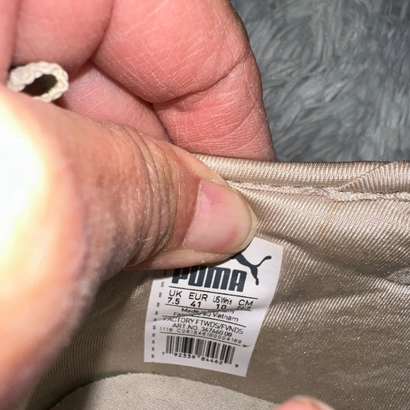 New Puma Soft Foam Optimal Comfort Women's Lilac/Pewter Shoes Size US 10 - Picture 9 of 10